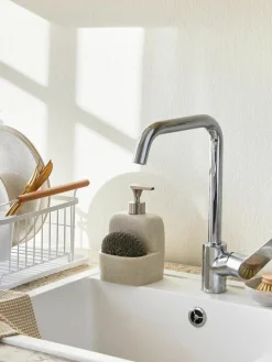 Zeepdispenserset Sand met spons, set van 2^ANDREA HOUSE Outlet