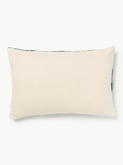Zijden fluwelen kussenhoes Velvety met abstract patroon^Westwing Best