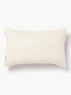 Zijden fluwelen kussenhoes Velvety met abstract patroon^Westwing Fashion