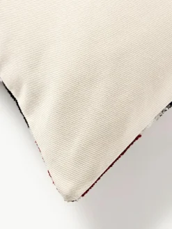 Zijden fluwelen kussenhoes Velvety met abstract patroon^Westwing Outlet