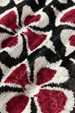Zijden fluwelen kussenhoes Velvety met abstract patroon^Westwing Outlet