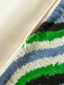 Zijden fluwelen kussenhoes Velvety met abstract patroon^Westwing Online