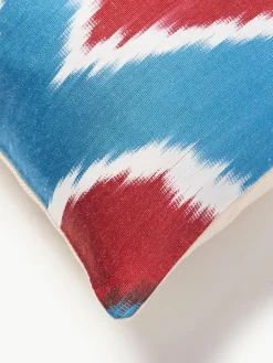 Zijden kussenhoes Silky met abstract patroon^Westwing Hot