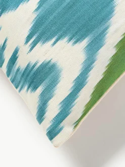 Zijden kussenhoes Silky met abstract patroon^Westwing Outlet