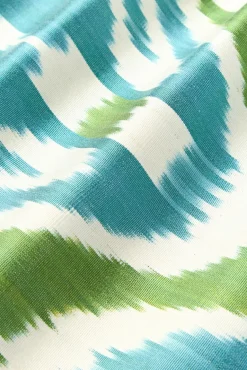 Zijden kussenhoes Silky met abstract patroon^Westwing Outlet
