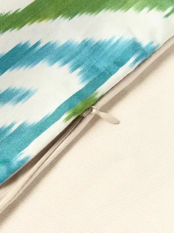 Zijden kussenhoes Silky met abstract patroon^Westwing Outlet