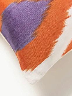 Zijden kussenhoes Silky met abstract patroon^Westwing Best