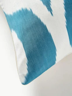 Zijden kussenhoes Silky met abstract patroon^Westwing Outlet