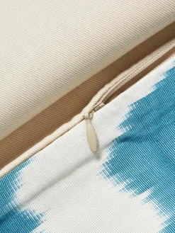 Zijden kussenhoes Silky met abstract patroon^Westwing Outlet