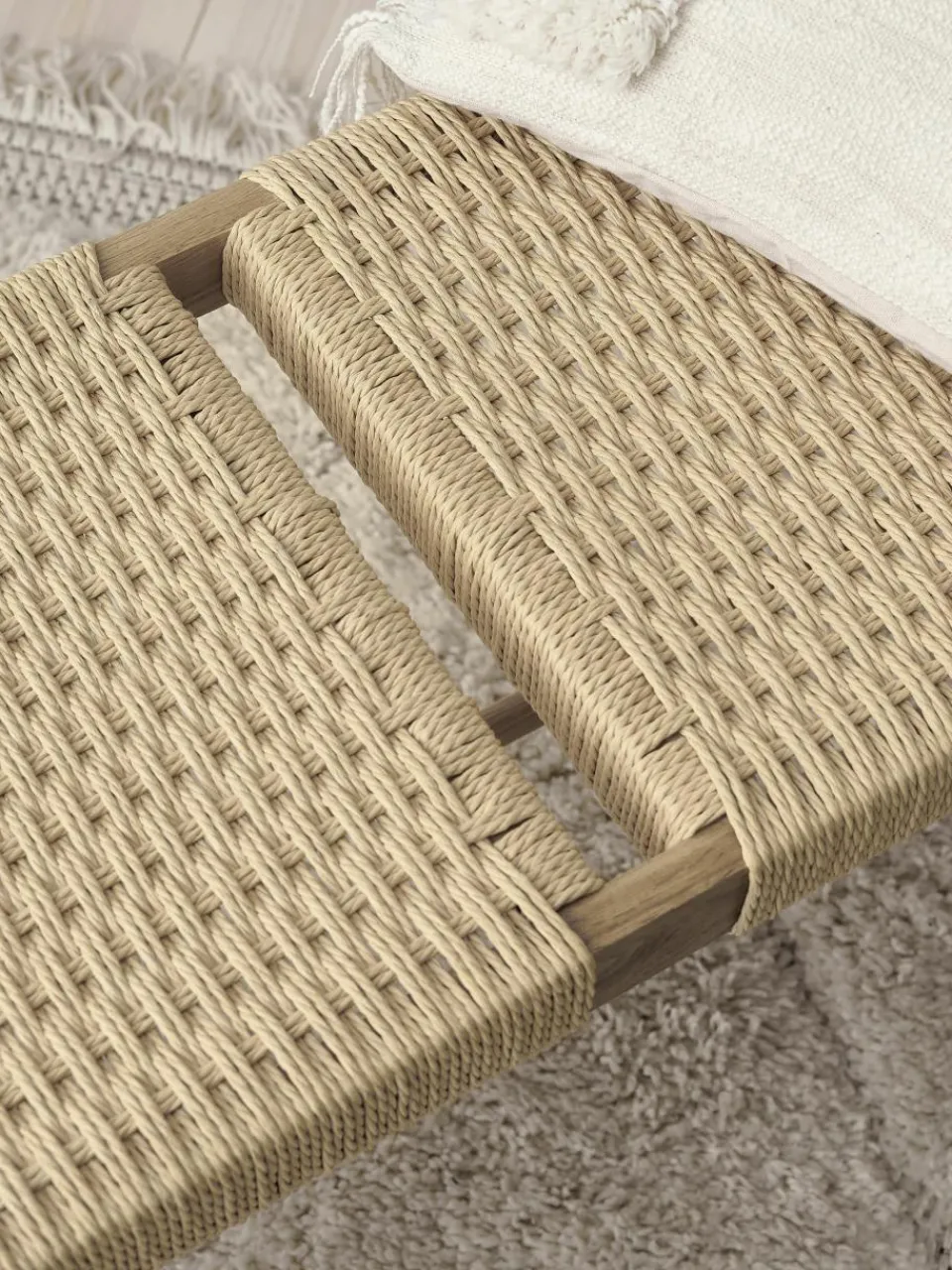 Zitbank Ellan van eikenhout^Ellos Home Clearance