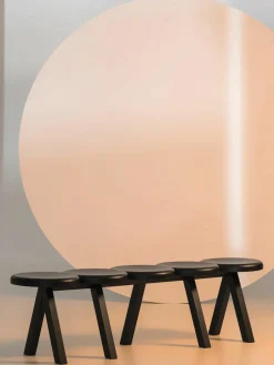 Zitbank Millepiedi van eikenhout^Driade Outlet