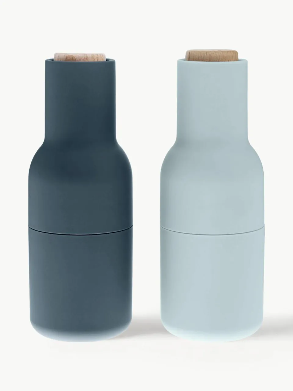 Zout & pepermolen Bottle Grinder met beukenhouten deksel, set van 2^Audo Copenhagen Outlet