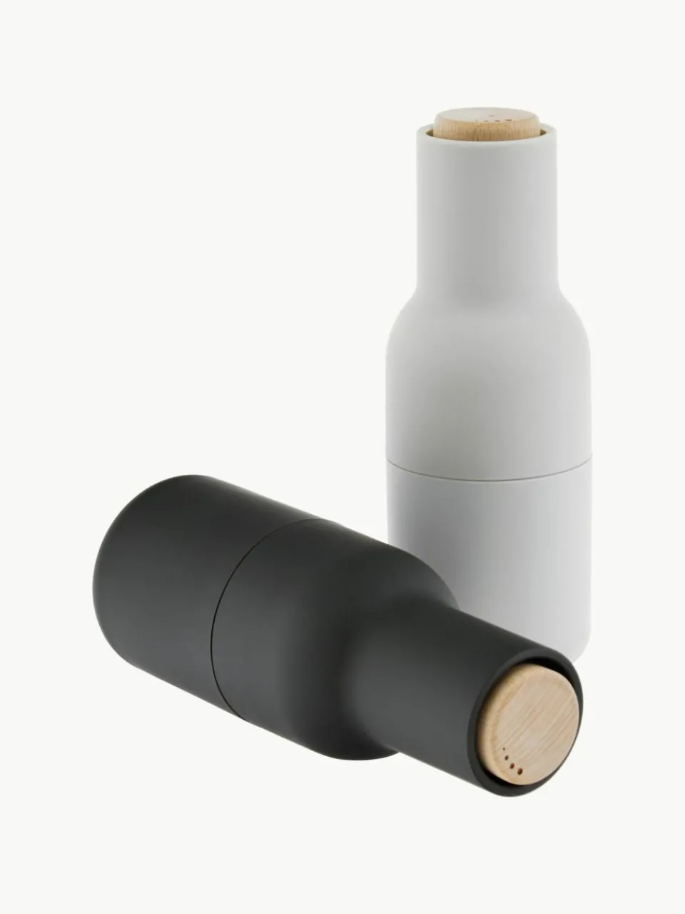 Zout & pepermolen Bottle Grinder met beukenhouten deksel, set van 2^Audo Copenhagen Discount