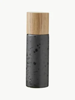Zout- en pepermolen Bizz met houten deksel, set van 2^BITZ Hot