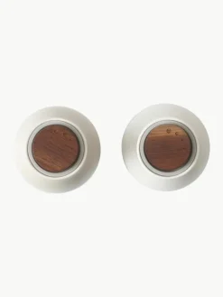 Zout- en pepermolen Bottle Grinder met walnootdeksel, set van 2^Audo Copenhagen Outlet