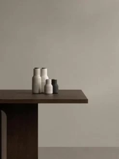 Zout- en pepermolen Bottle Grinder met walnootdeksel, set van 2^Audo Copenhagen Outlet
