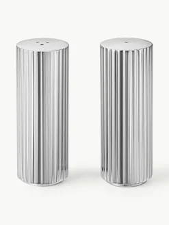 Zout- en peperstrooier Bernadotte van edelstaal, set van 2^GEORG JENSEN Discount