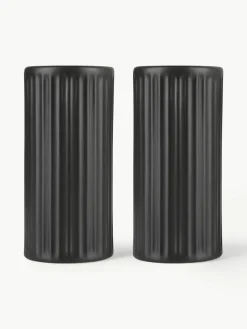 Zout- en peperstrooier Groove met groefstructuur, set van 2^Aida Hot
